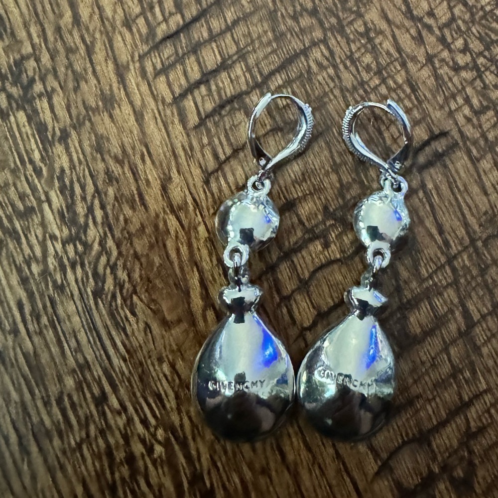 Givenchy Cristal Element Double Drop Earrings - image 4